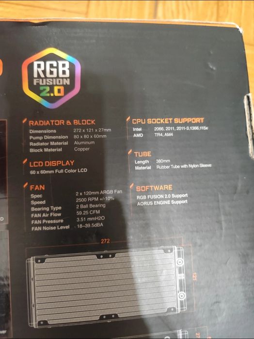 Aorus Water Cooler 240mm