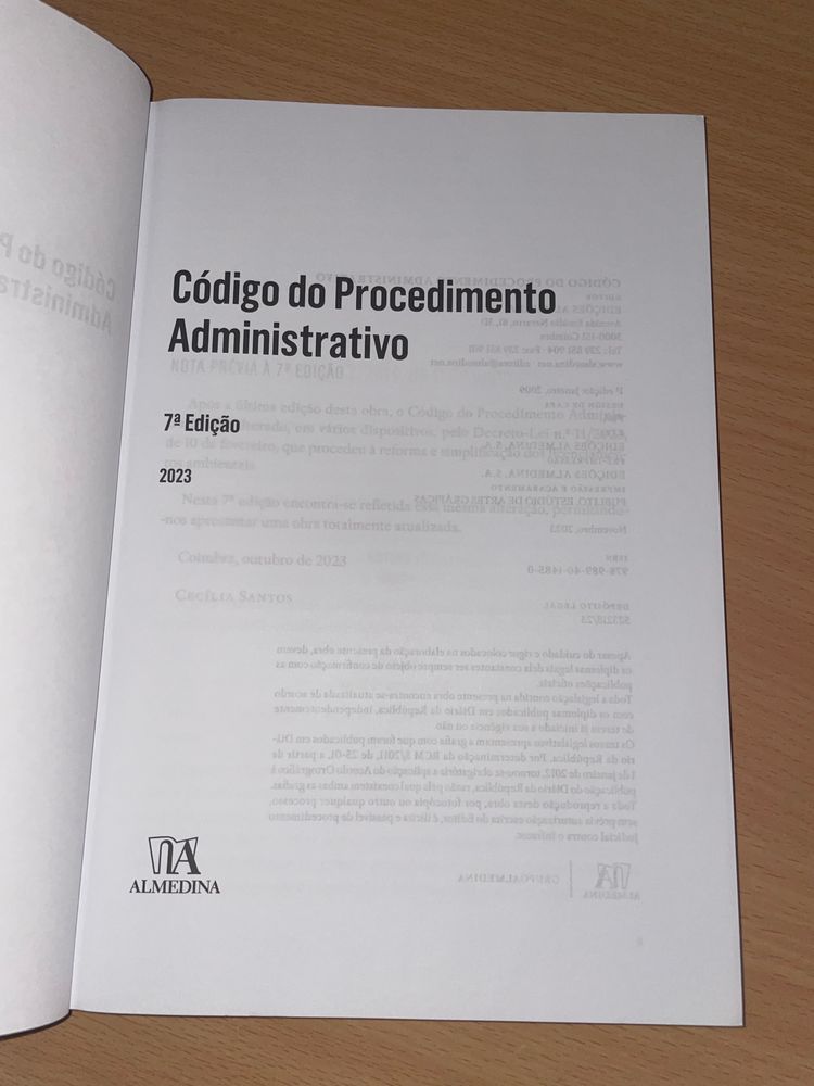 Codigo procedimento administrativo