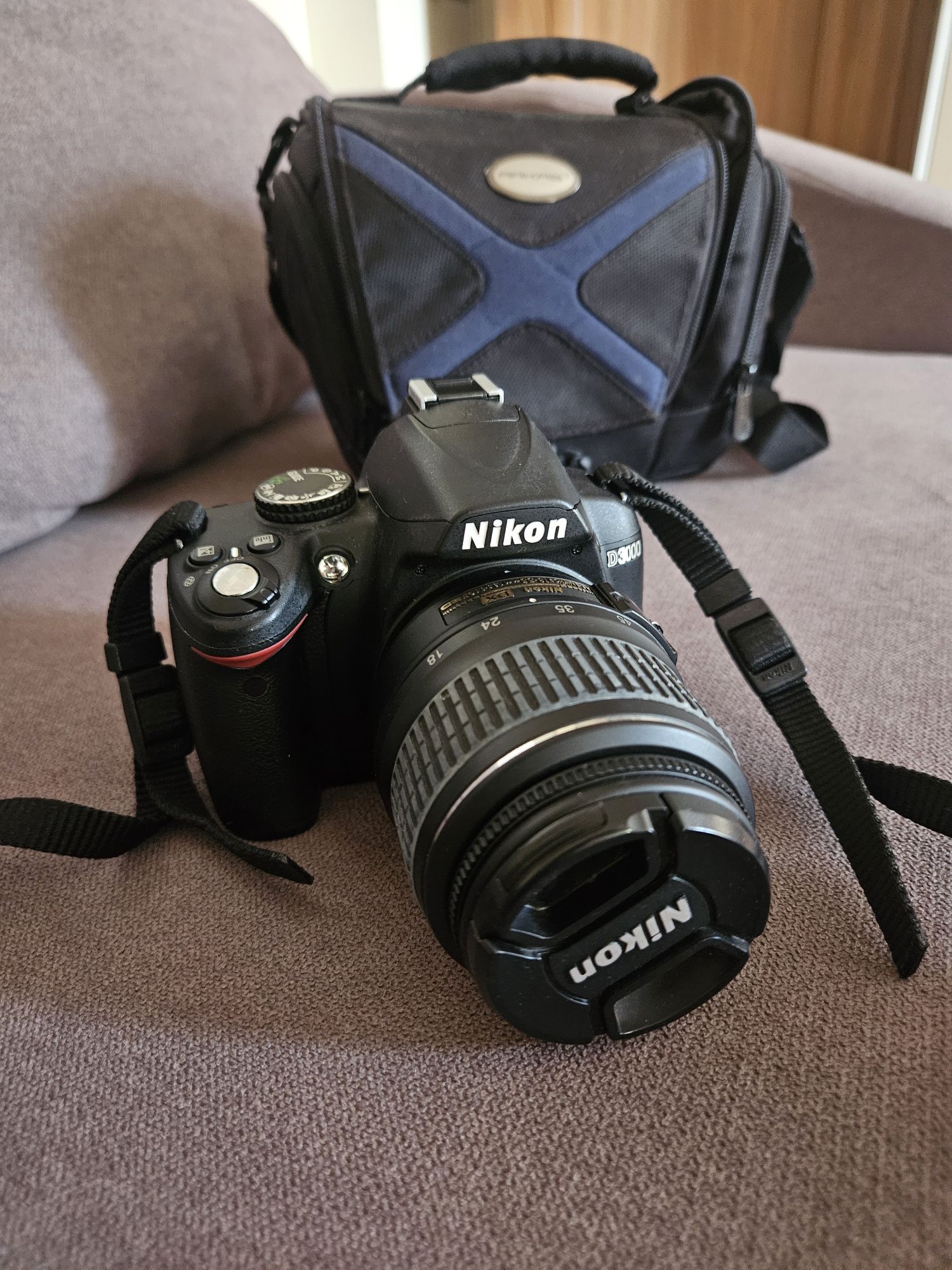 Nikon D3400 + Obiektyw 18-55mm VR + Karta SD + Ładowarka