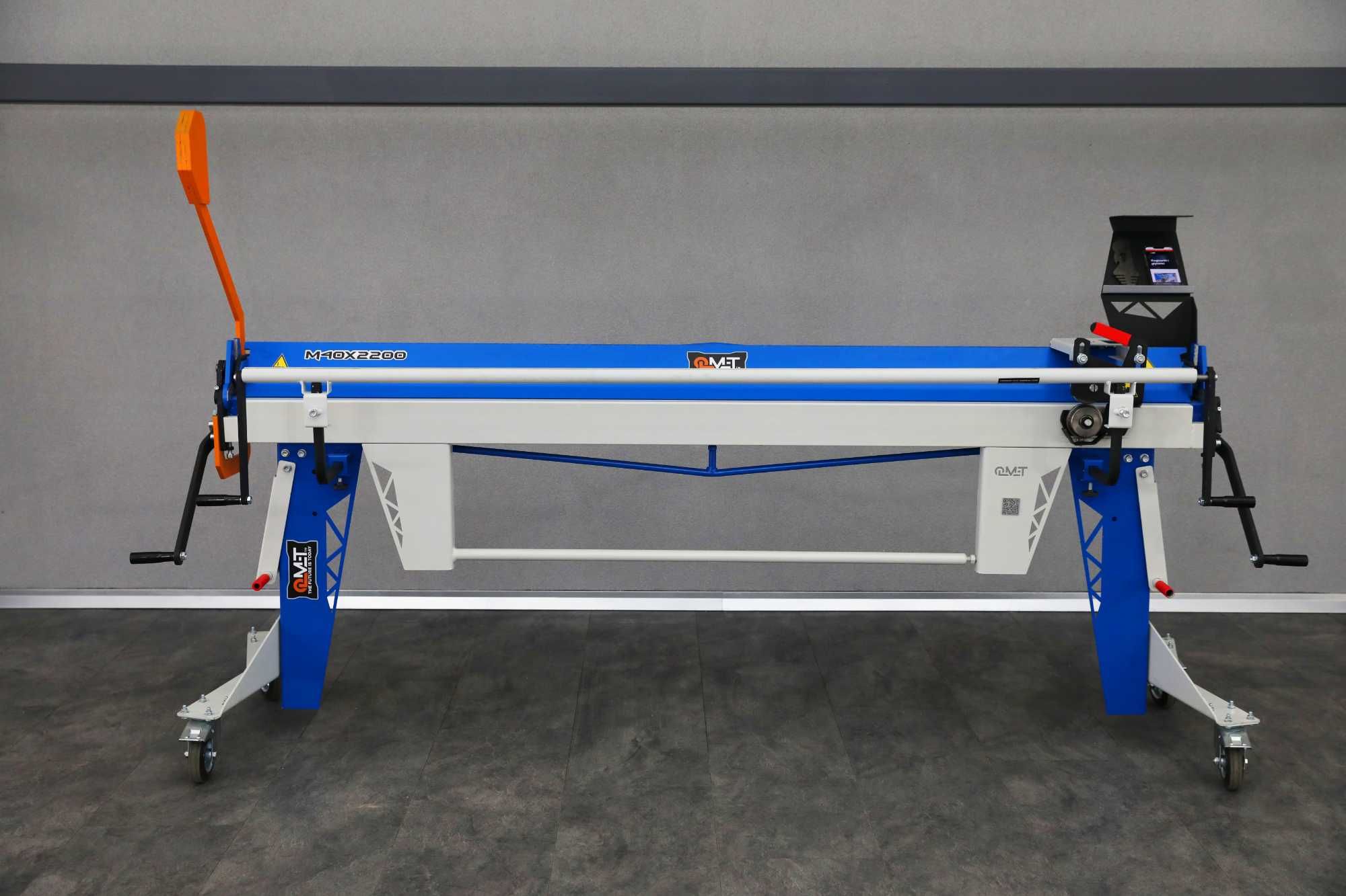 Zaginarka dekarska OLMET M20X2200/0,8 + nóż krążkowy