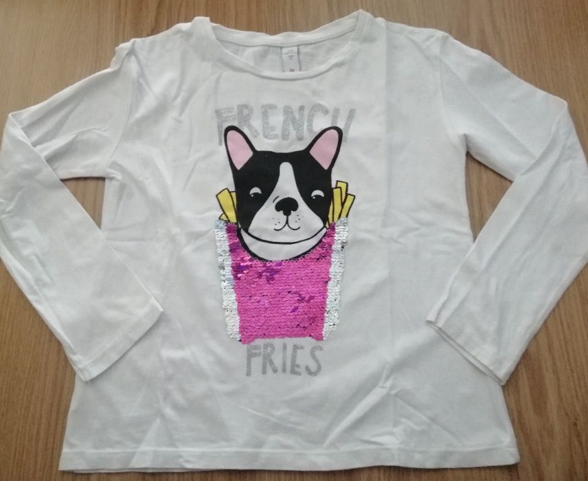 Camisola c/ lantejoulas reversíveis : 5-6 Anos