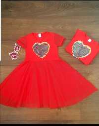 Літнє червоне плаття