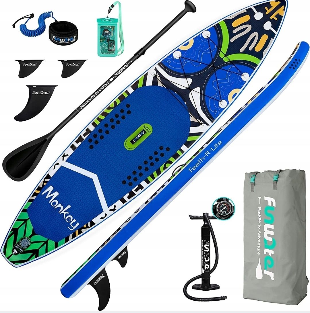 Deska SUP FunWater Monkey 335cm niebieska nowa okazja