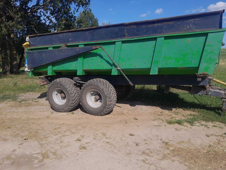 Przyczepa  skorupowa  deplace  rol wywrotka  2 osiowa  13 12T nadstawy