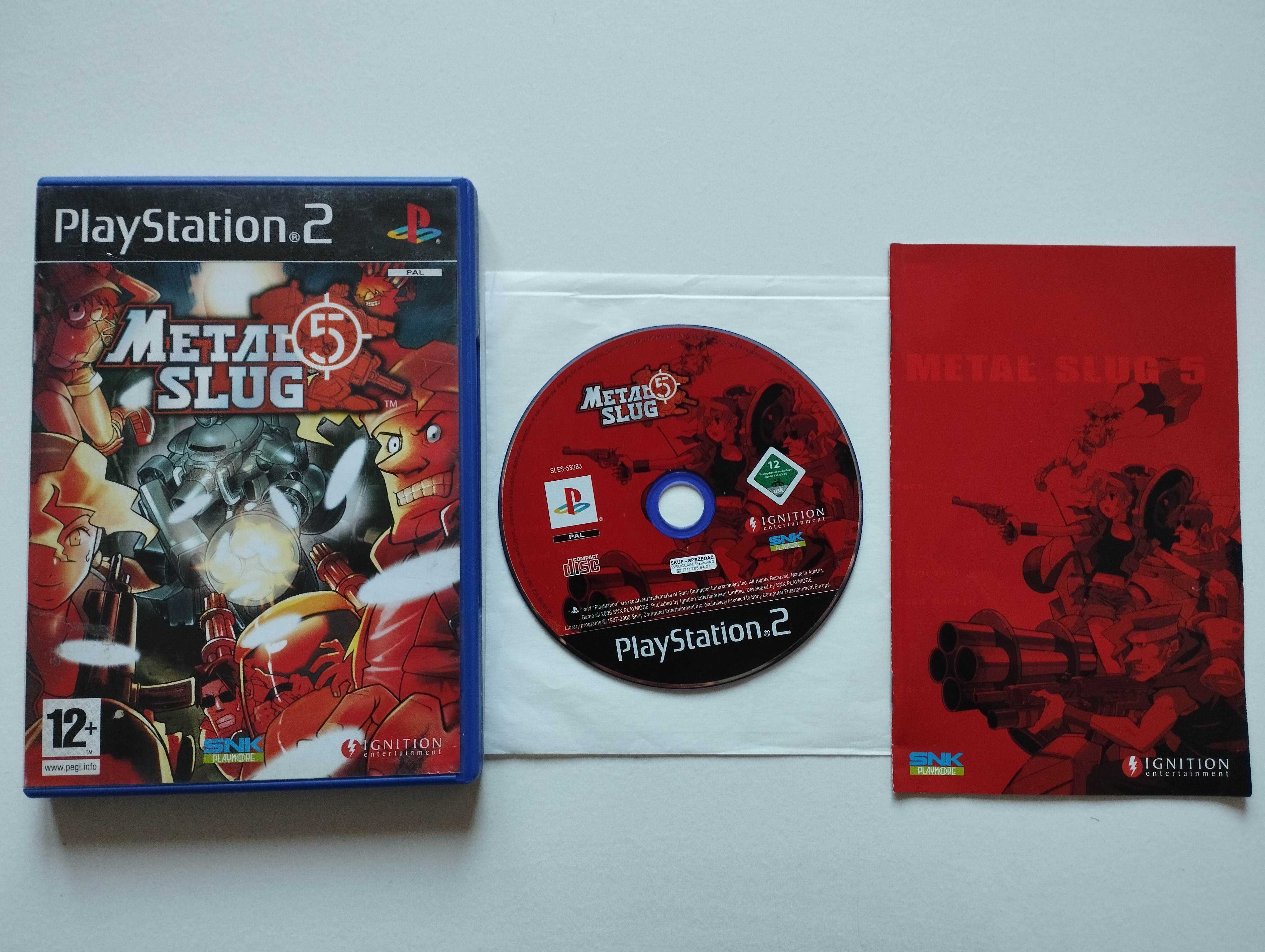 Gra Metal Slug 5 PlayStation 2 PS2 Eng