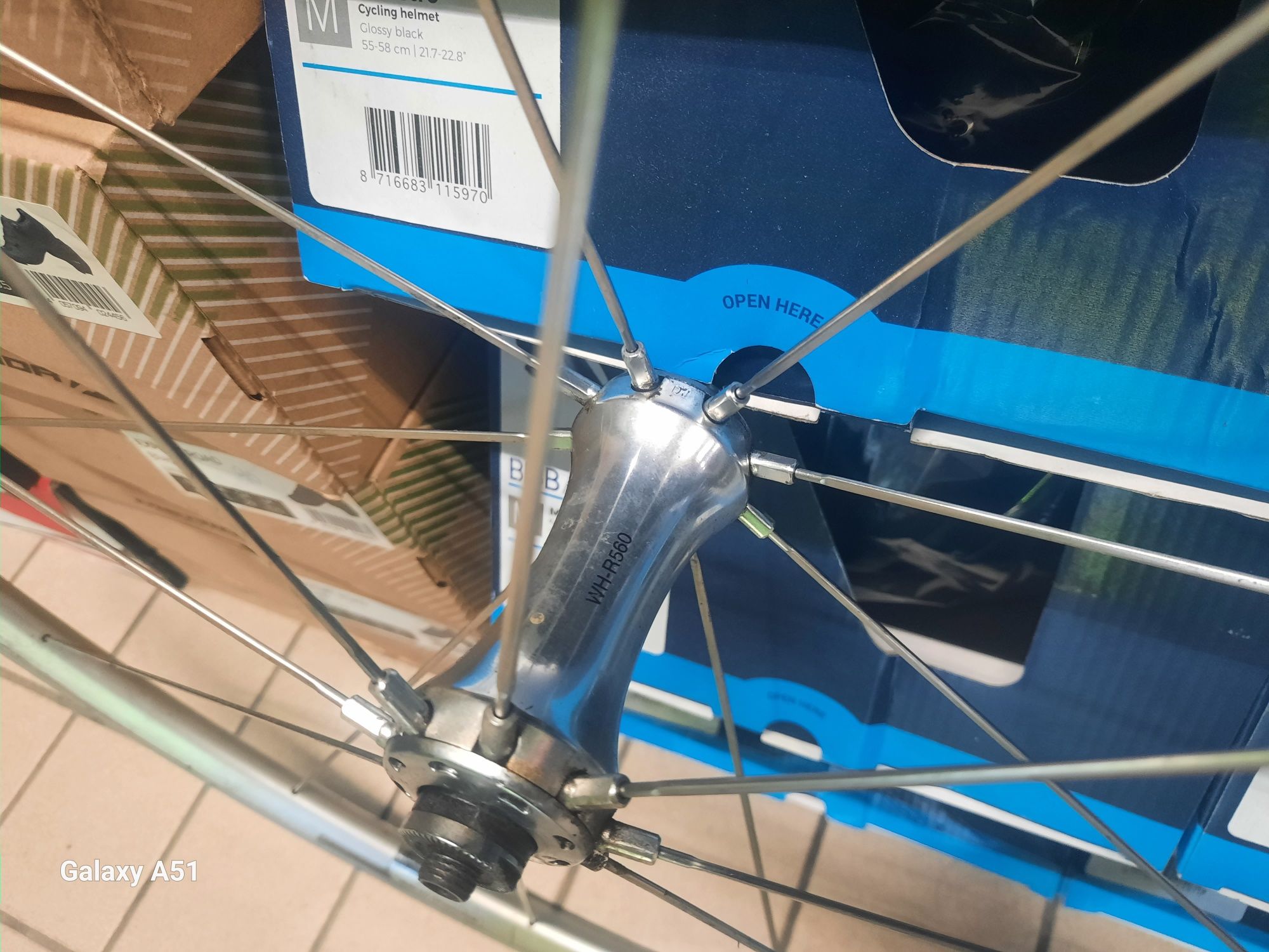 Roda de estrada frente shimano