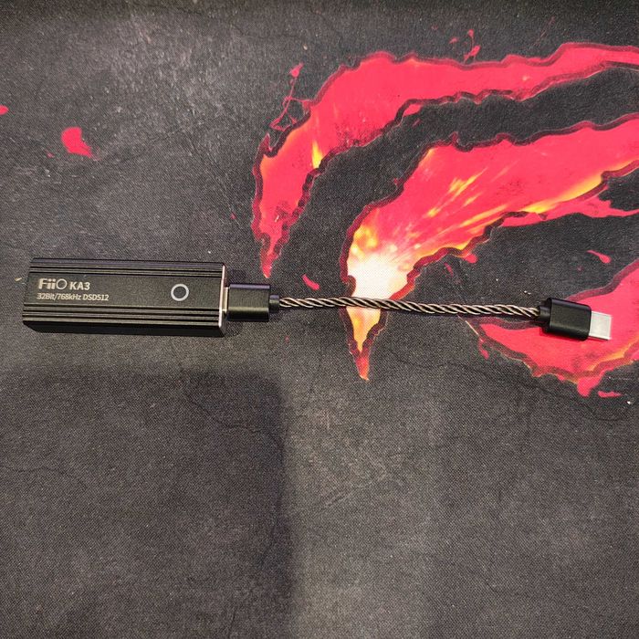 Wzmacniacz Słuchawkowy DAC Fiio KA3 na USB-C * Kompaktowy * Stan BDB