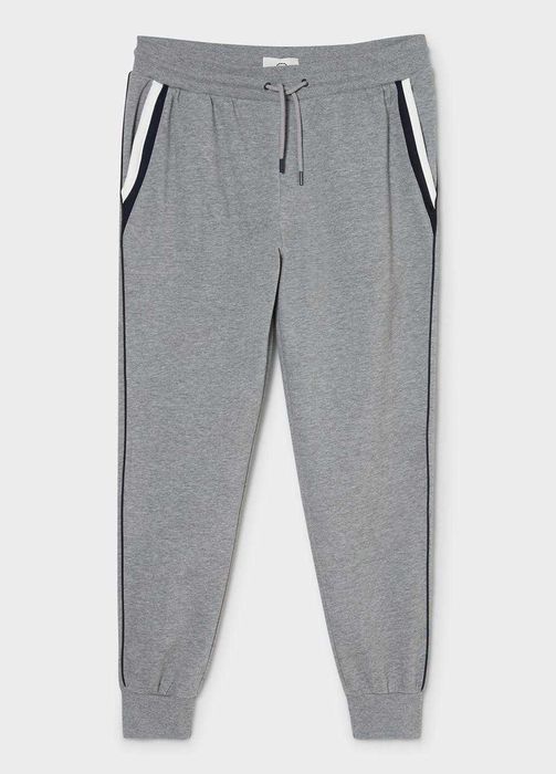 Брюки/штаны спортивные серые C&A внутри флисовый начес - размер 54-56