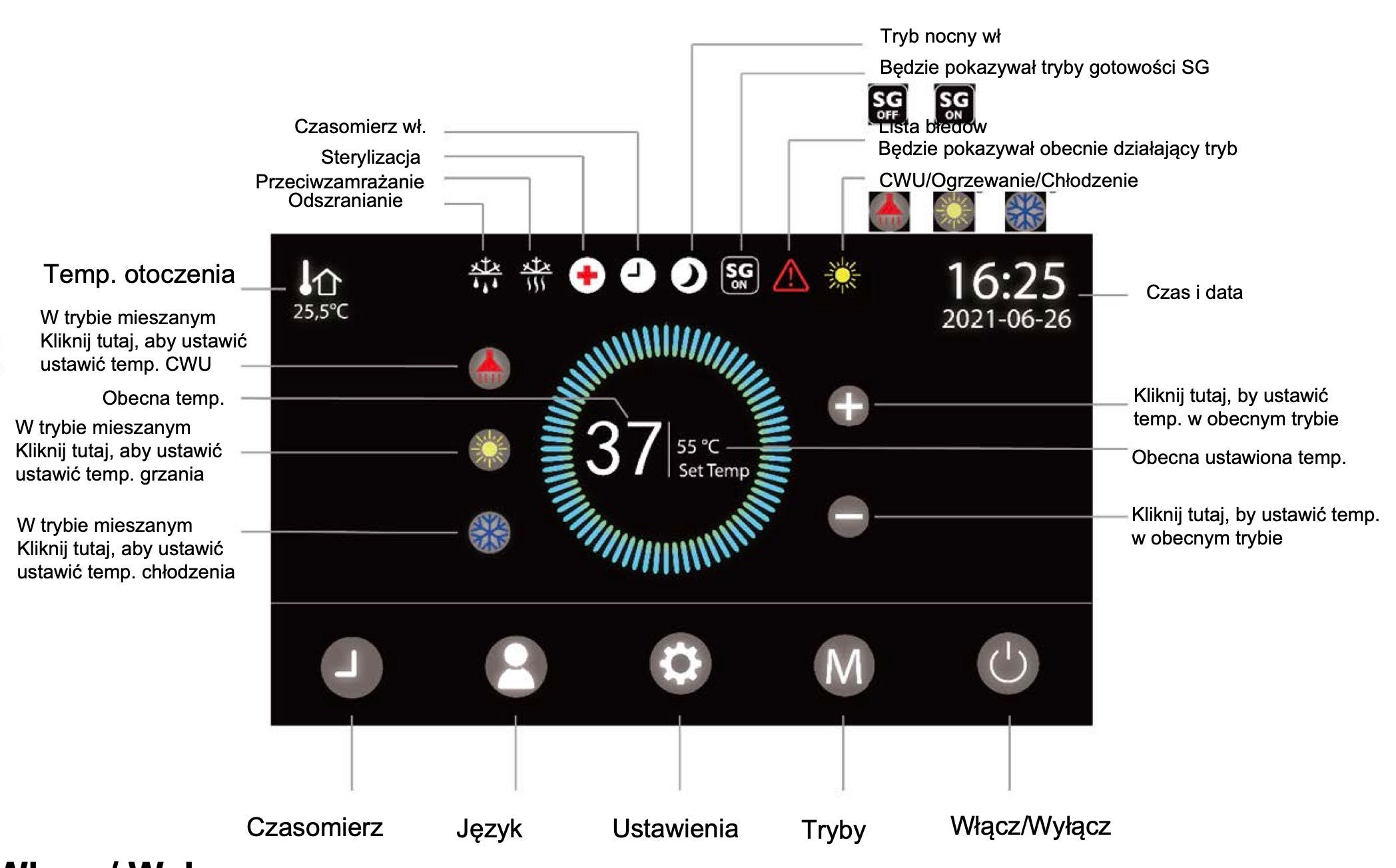 Najnowocześniejsza POMPA CIEPŁA NOBEL 16 kW Full Inwerter R290 + 75oC