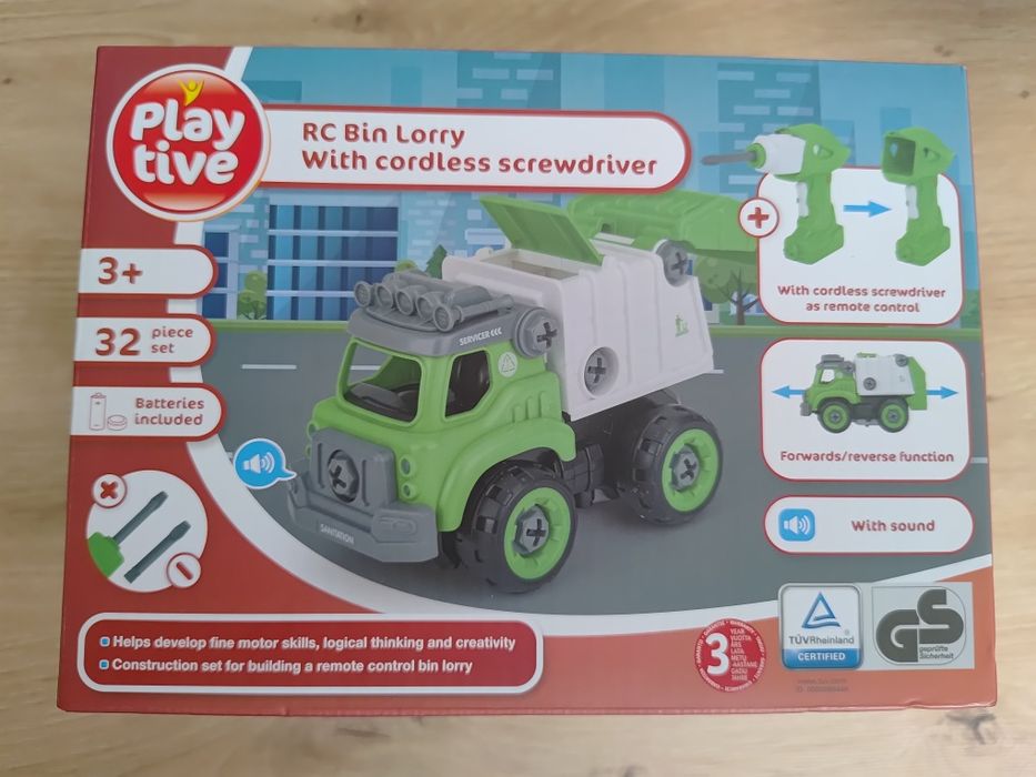 Playtive Śmieciarka RC do samodzielnego montażu NOWA!