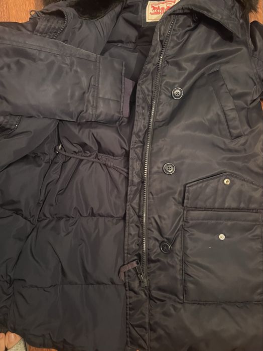 Куртка теплейшая аляска Levi’s с капюшоном