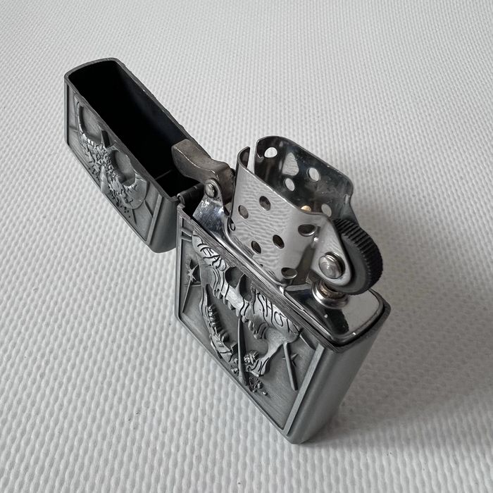 Бензинова запальничка K”antai GS5 зажигалка форма Zippo + бензин набор