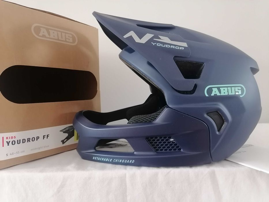 Kask rowerowy fullface Abus Youdrop FF Midnight Blue S 48-55cm