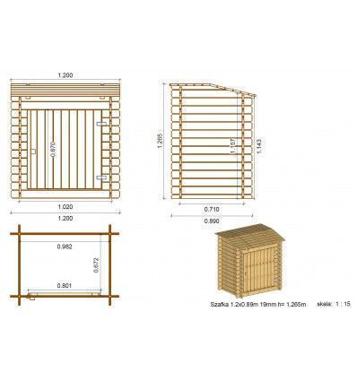 Basen ogrodowy drewniany 8,5m x 4,57m x H.1,31m BAS46OSP