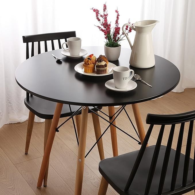 Mesa preta - 80cm/diâmetro