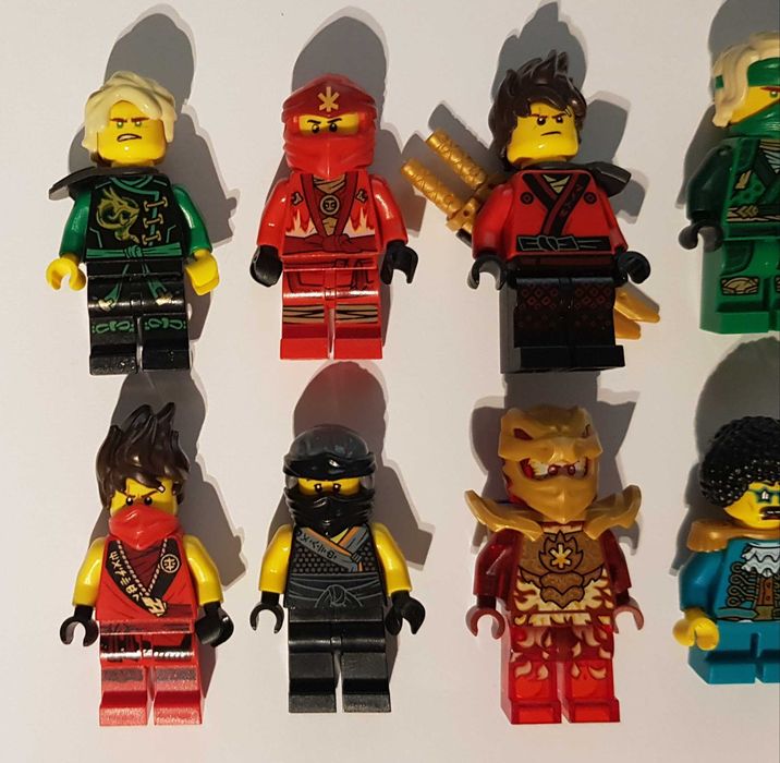 Lego figurki ninjago Kai, Lloyd, Cole 8 szt.