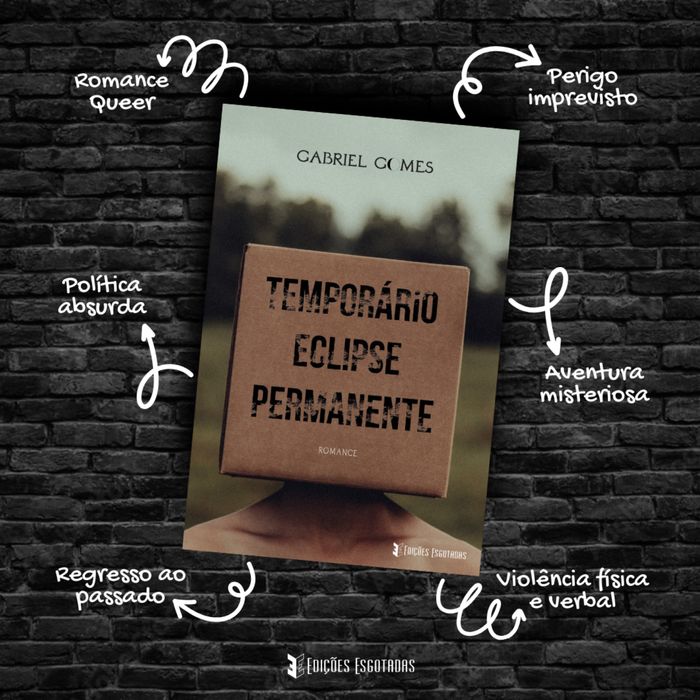Livro “Temporário Eclipse Permanente” de Gabriel Gomes