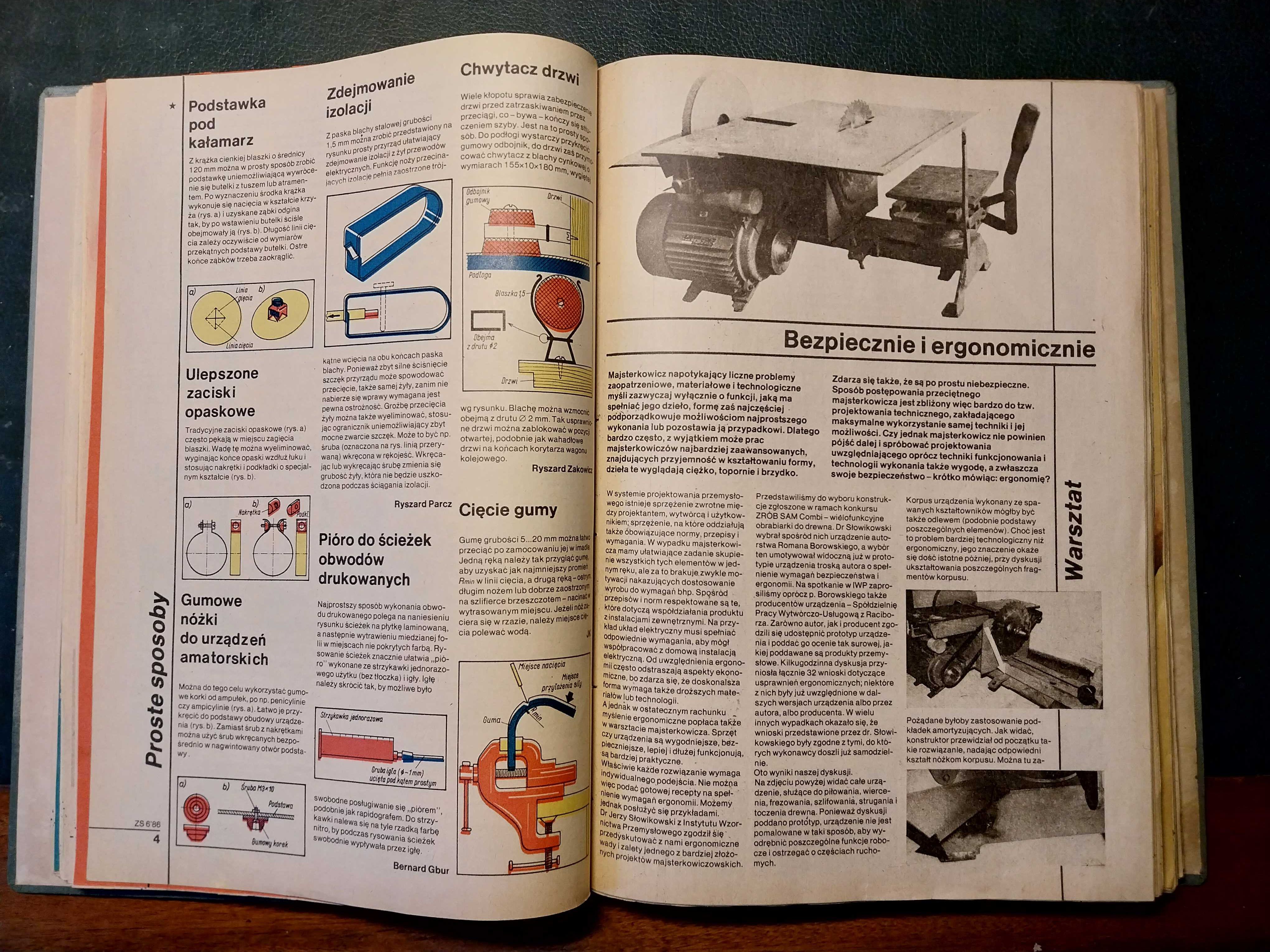 Zrób sam dwumiesięcznik, z lat 1986,87, 8 szt