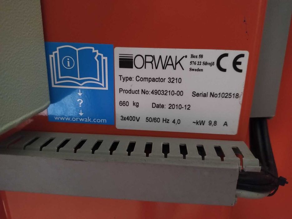 Belownica ORWAK 3210 nacisk 12T F-Vat 23% transport cała PL