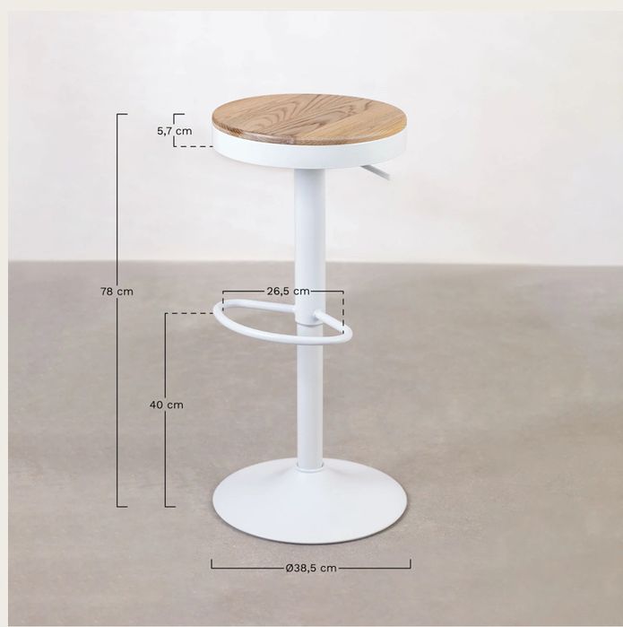 Banco alto ajustável