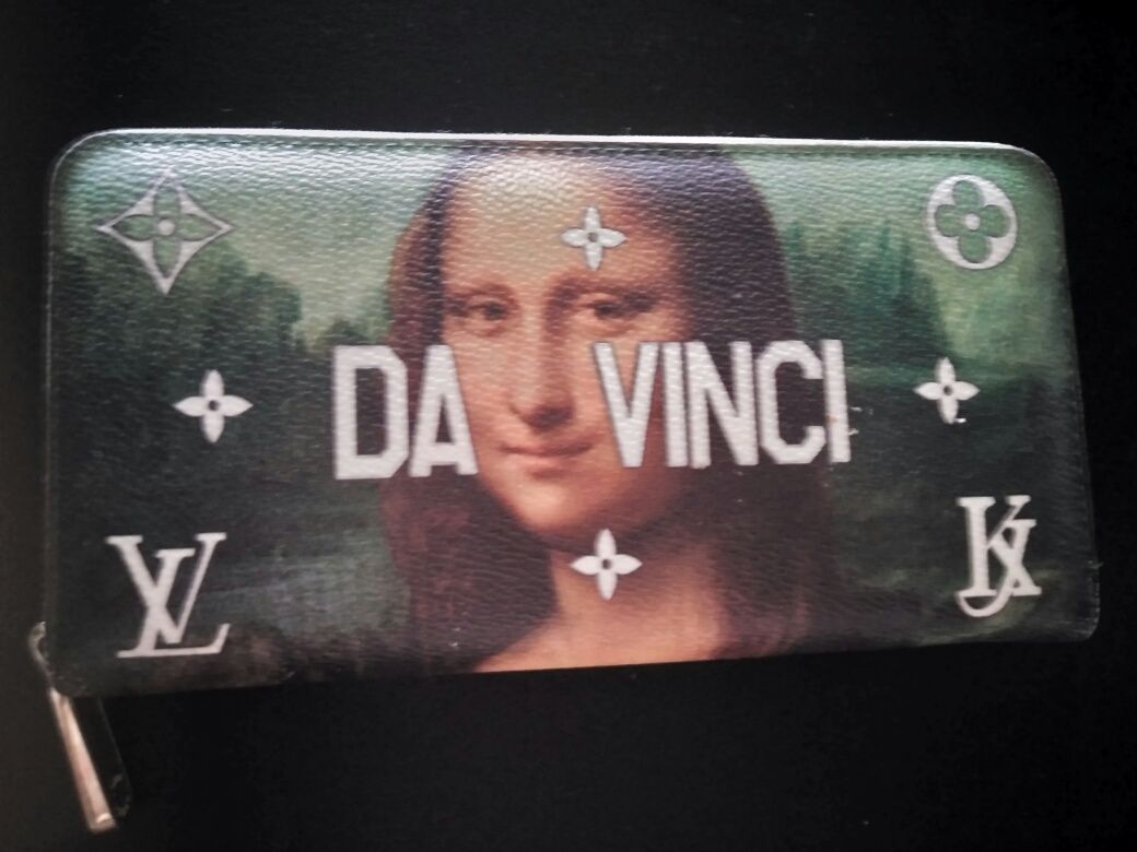 Кожаный кошелек Da Vinci Louis Vuitton