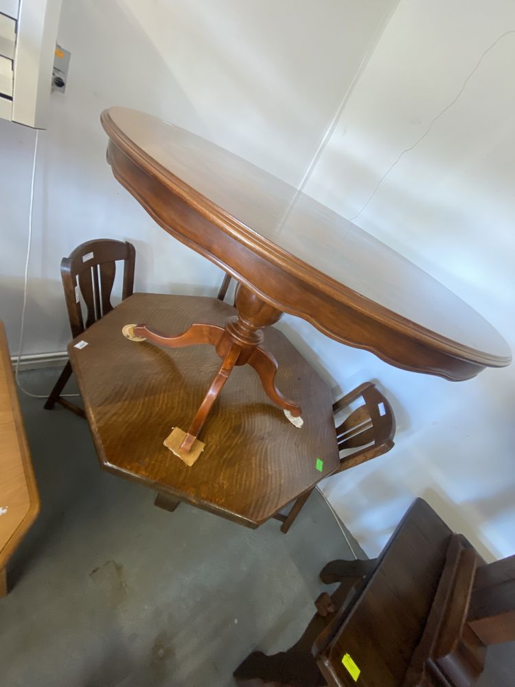 Stół dębowy + 4 krzesła