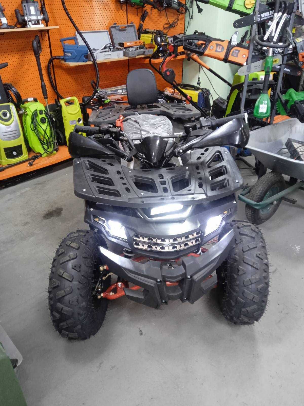 Квадроцикл FORTE ATV125F біло-червоний