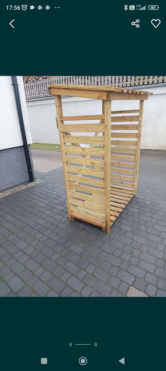 Nowa drewutnia/witka