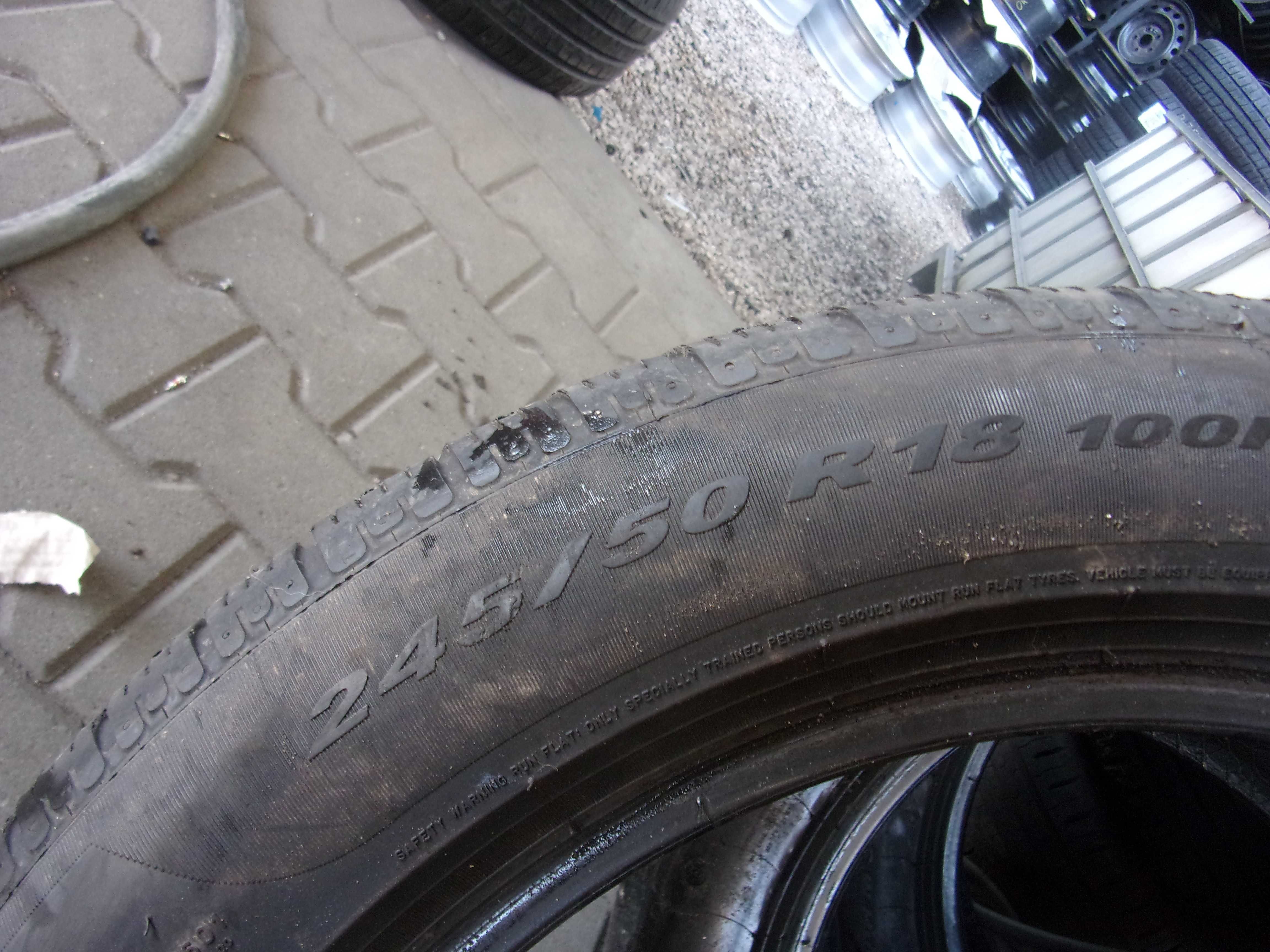 Opony zimowe Pirelli run flat 245/50/18 2016r