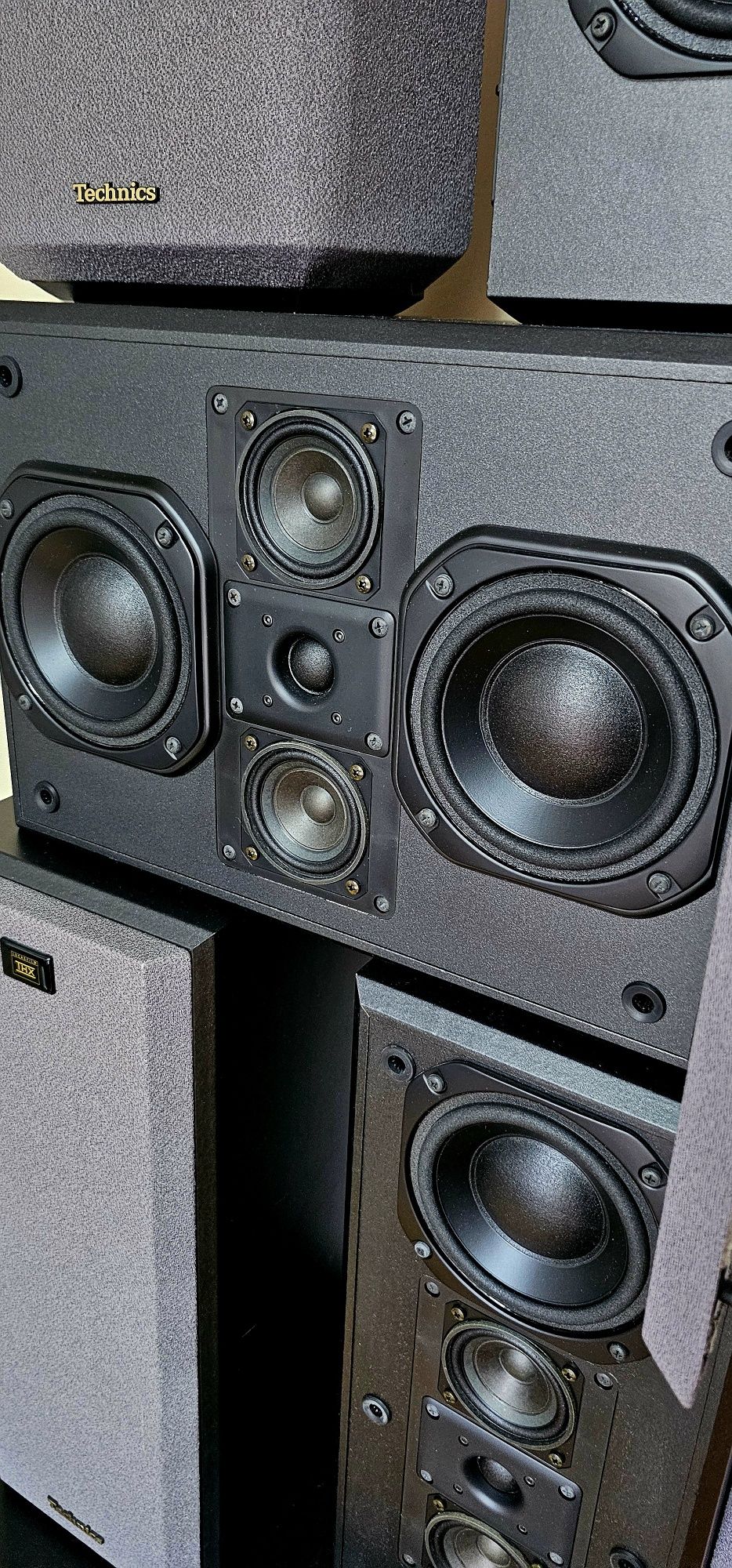 Technics THX 5.2 zestaw kolumn głośnikowych do kina dom.-idealny stan