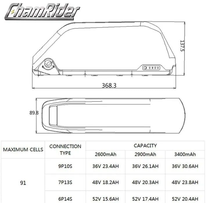 Кронштейны для крепления батареи аккумулятора  для polly pd 21700 и 18