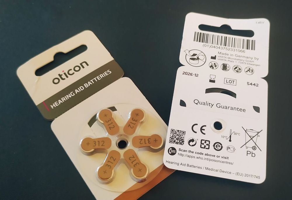 Baterie do aparatu słuchowego NOWE 2 opakowania