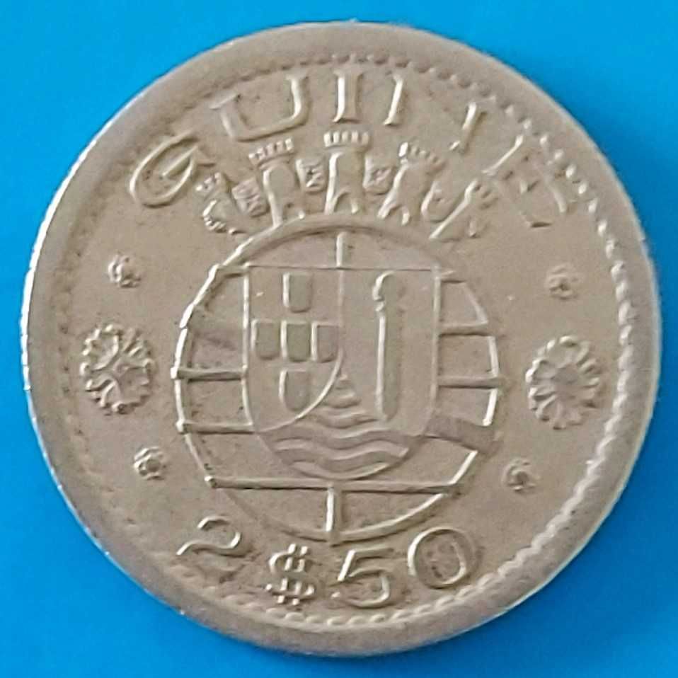 2$50 Centavos de 1952, Republica Portuguesa, Guiné