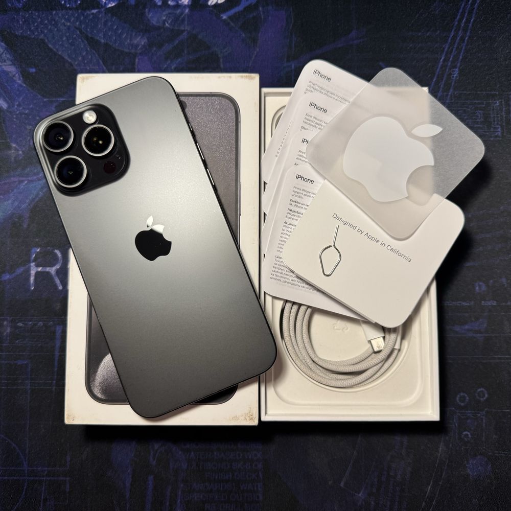 iPhone 15 Pro Max 256GB Czarny Tytan