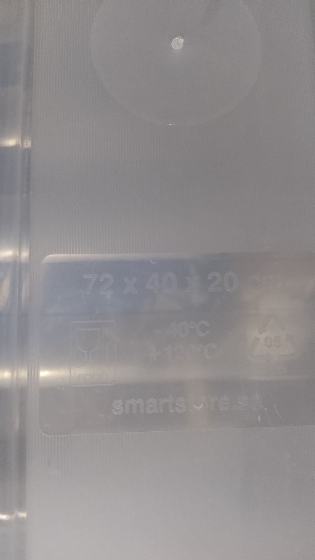 Pudełko pojemnik przezroczysty ikea