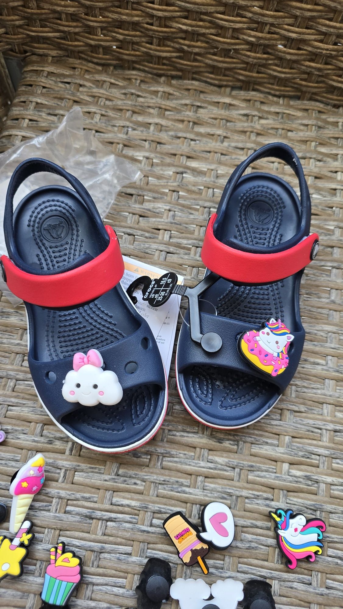 Дитячі сандалі для дівчат crocs bayaband c9 c10