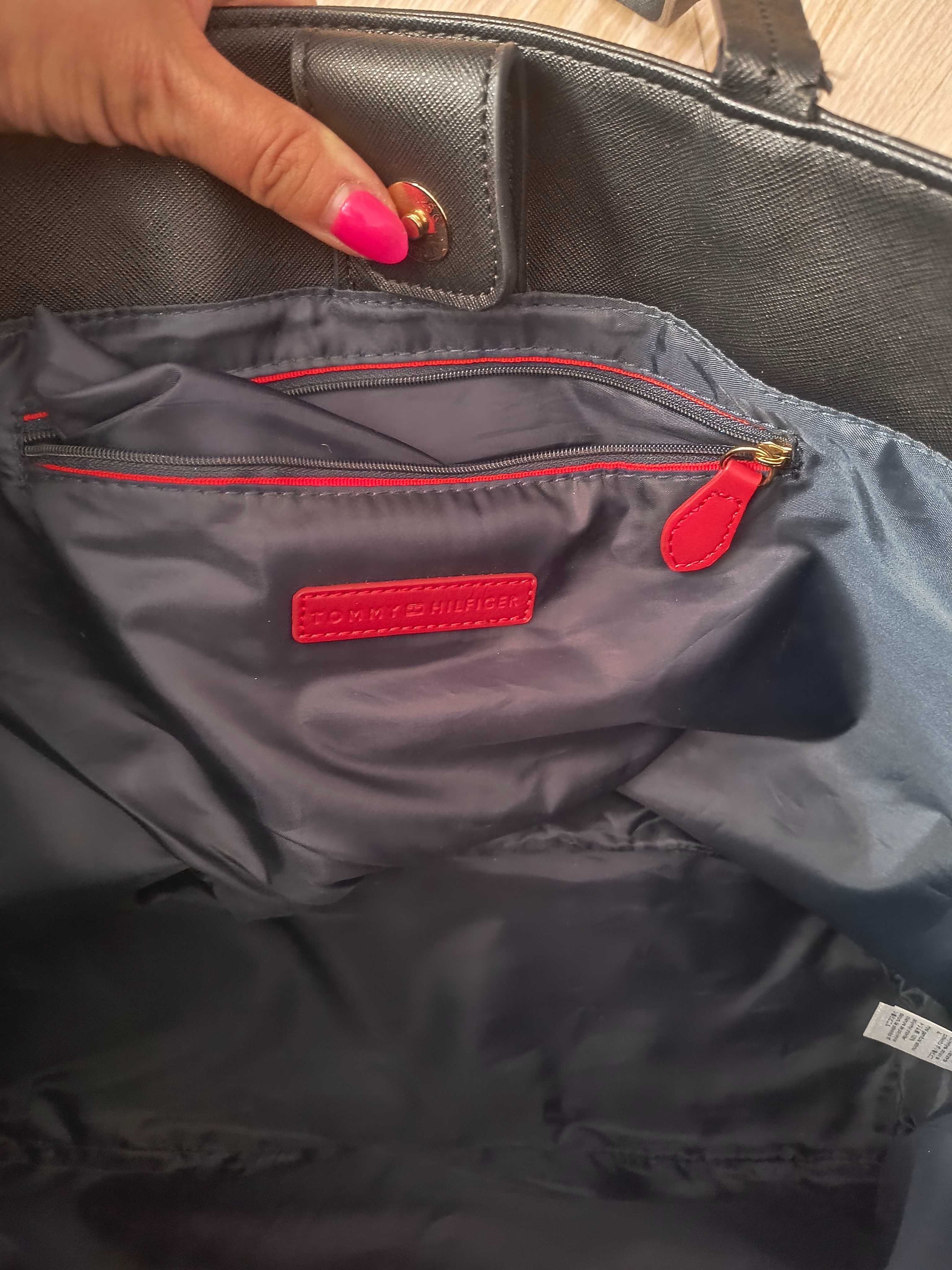 Torba shopper Tommy Hilfiger duża