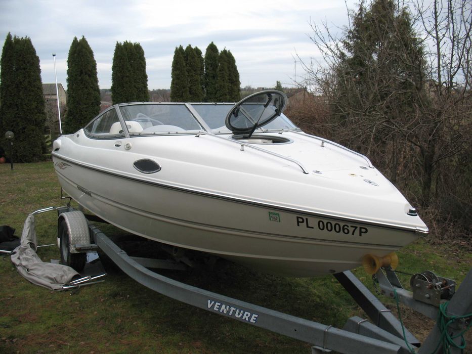 Łódz kabinowa Stingray 195 CS 2005r z oryginalną przyczepą - 129mth !!