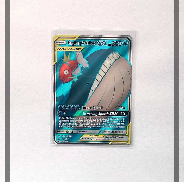Magikarp & Wailord Gx 160/181 TEU Pokemon ENG-NM