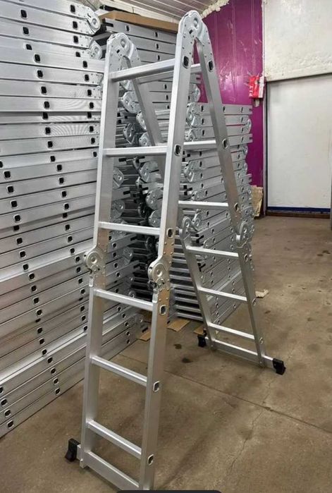 Лестница стремянка алюминиевая секционная трансформер ОПЛАТА ЧАСТЯМИ