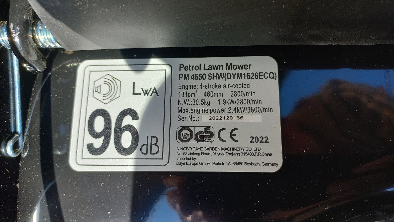 Самохідна бензинова газонокосарка Mowox PM4650SHW