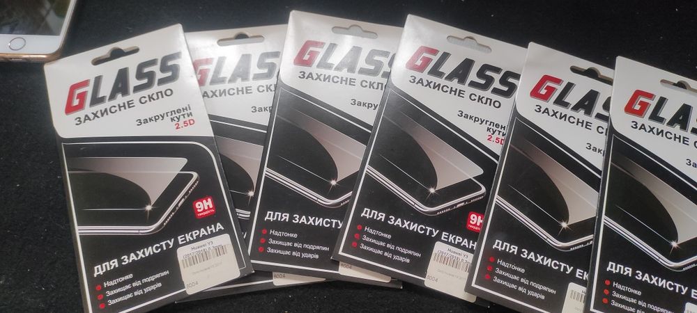 Захисне скло Huawei Y3 2017. 6 шт