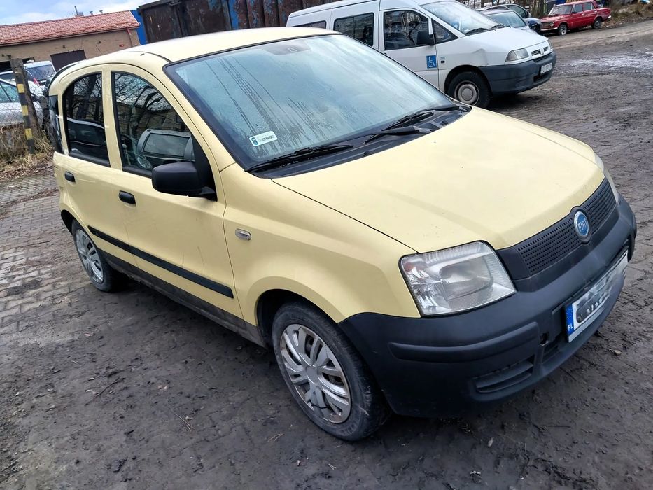 Fiat Panda II 2 silnik 1.1 187A1000 1.2 188A4000 Benzyna skrzynia biegów drzwi klapa zderzak maska błotnik 541 żółty Giallo Vanilla lampa szyba pas belka sanki maglownica panel sterownik mechanizm szyba lewarek fotel boczek deska rozdzielcza felga alterna