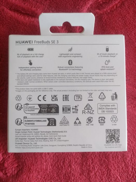 Słuchawki Huawei Free Buds SE 3