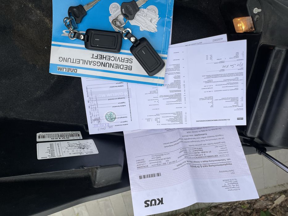 Skuter 125 Daelim S3 biały duży automat max