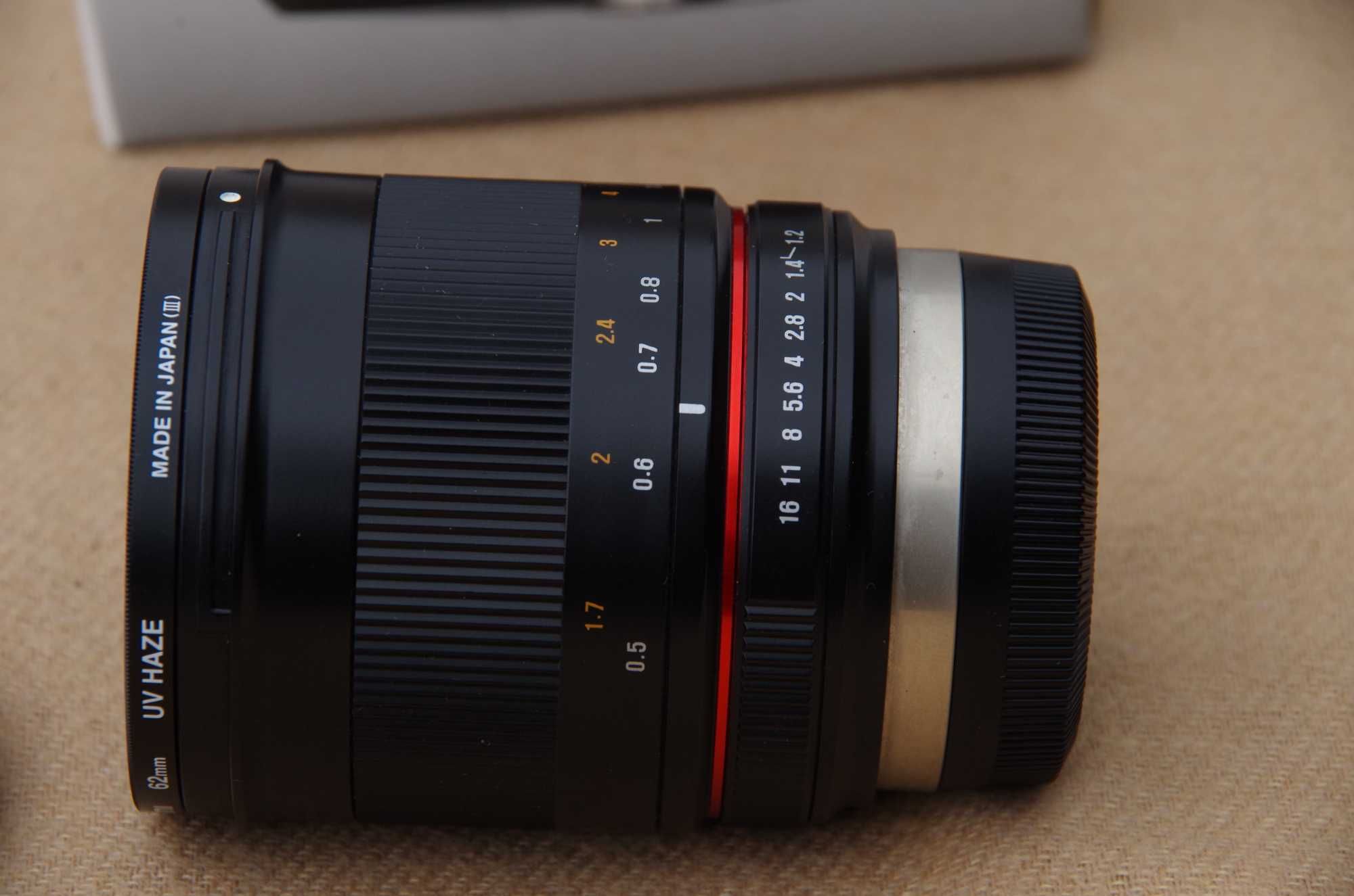 Obiektyw Samyang F 1.2/50  do  Fuji