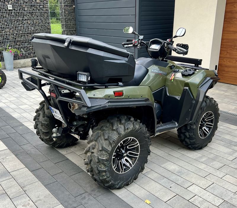 Suzuki KingQuad 750 AXi Stan idealny, 1 wł., 800km, dodatki 15tys.