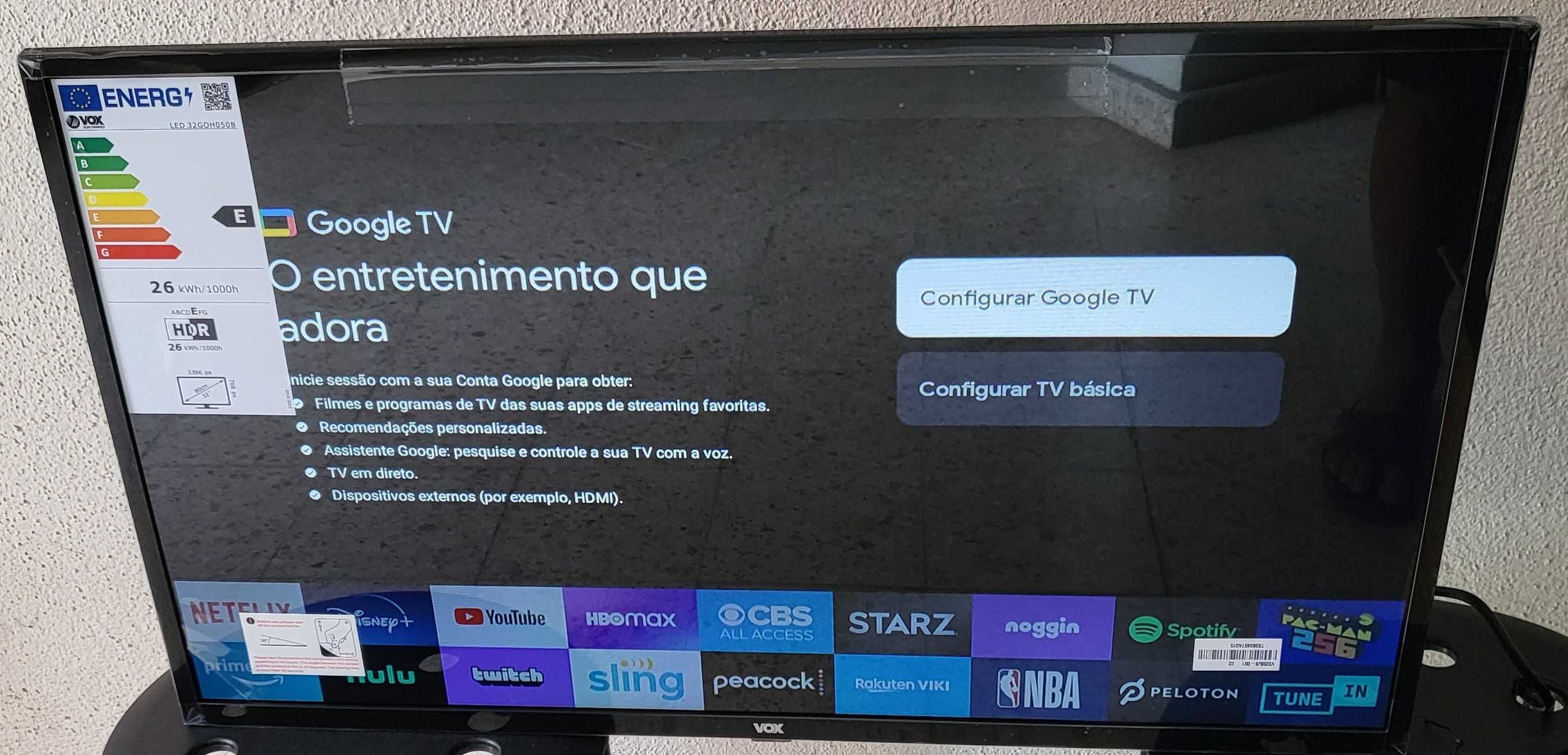 TV VOX 32GOH050B (LED - 32'' - 81 cm - HD - Smart TV), Nova