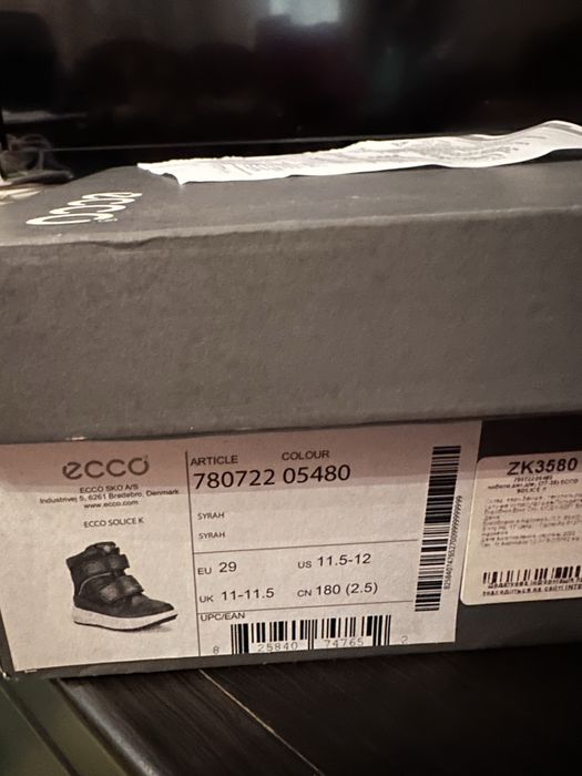 Зимние ботинки Ecco 29 размер