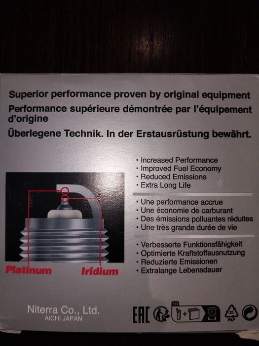 Sprzedam nowe świece irydowe NGK do HONDY CRV4  2.0.
